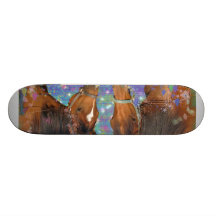 Dröm- fantasi för häst som Starring två drömlika h Skate Boards