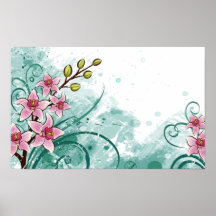 drömlika orchids posters