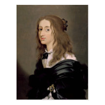 Drottning Christina av sverigen 1652 Vykort