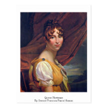 Drottning Hortense av Gerard Francois Pascal Simon Vykort