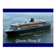 Drottning Mary II, drottning Mary II Vykort