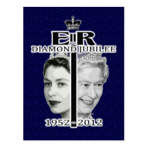 Drottningdiamantjubileumvykort