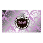 drottninglilor för Shimmer 311-Damask - brun medal Visit Kort