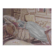 DrottningMarie Antoinette ~Postcard/inbjudningar Vykort