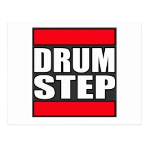 DRUMSTEP trummar och basen och Dubstep Vykort