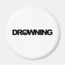 Drunkna - Emo, goth, alternativ, sten, grunge Kylskåpsnagnet