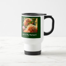 Du är min person! Vänner reser kaffe kopparfloror