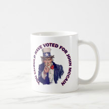 Du bör ha röstat för John McCain Kaffe Kopp