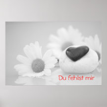 Du fehlst mir plakate