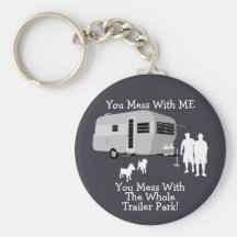 …, Du rörar med det hela släpet parkerar Keychain Nyckelring