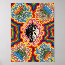 Dualistiska Ganesha Affisch