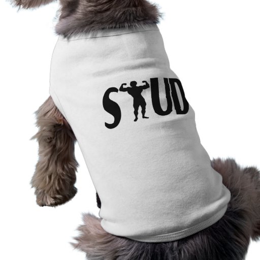 Dubba muskler hund t-shirt