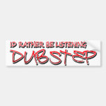Duben kliver Dubstep musik Bildekal