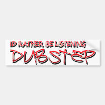 Duben kliver Dubstep musik Bildekal