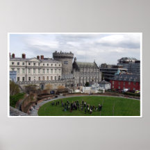 Dublin slott: Dublin stad Irland Affischer