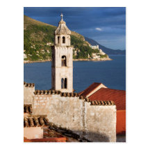 Dubrovnik gammal Town i Kroatien Vykort
