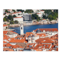 Dubrovnik gammal Town vid det Adriatic havet Vykort