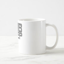 Dubstep fodrade text kaffe mugg