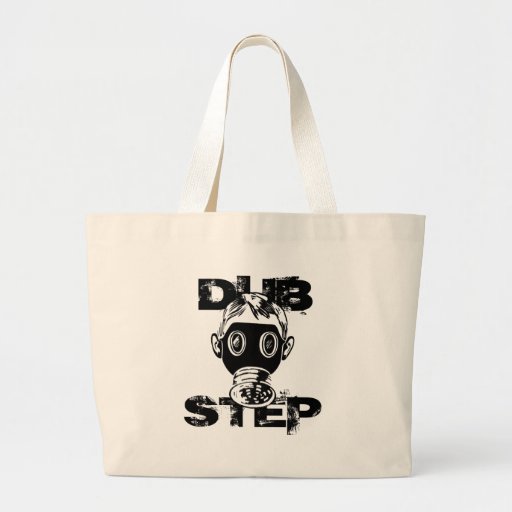 Dubstep gasmask tote bags