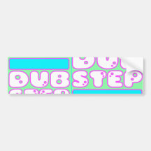 DUBSTEP-klistermärke Bildekaler