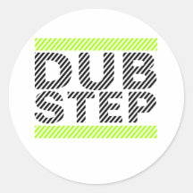 Dubstep limefrukt klistermärken
