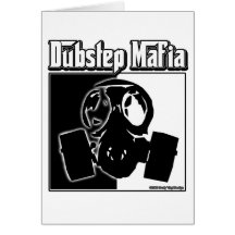 DUBSTEP-maffian dubbar kliver musik Dubstep som at Hälsnings Kort