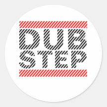 Dubstep musik klistermärken