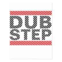 Dubstep musik vykort