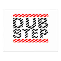 Dubstep musik vykort