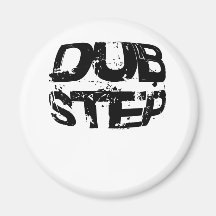 Dubstep musiktext magneter för kylskåp