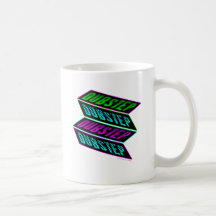 DUBSTEP-neon Kaffe Mugg