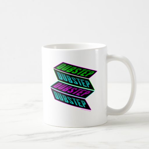 DUBSTEP-neon Kaffe Mugg
