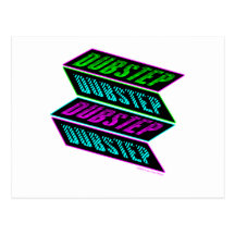 DUBSTEP-neon Vykort