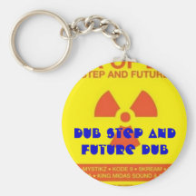 Dubstep och framtidsdubkeychain nyckelring