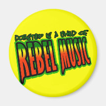 Dubstep rebellisk musik magneter för kylskåp