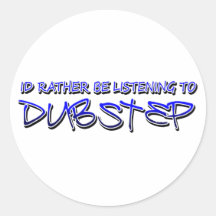 Dubstep remix den Dubstep musik-nedladdningen dubs Klistermärken