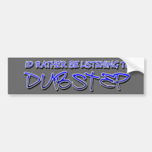 Dubstep remix den Dubstep musik-nedladdningen dubs Bildekal
