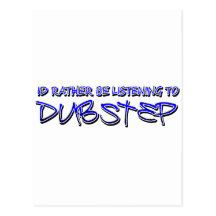 Dubstep remix den Dubstep musik-nedladdningen dubs Vykort