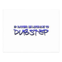 Dubstep remix den Dubstep musik-nedladdningen dubs Vykort