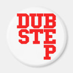 Dubstep (röda) Blockletter, Magnet För Kylskåp