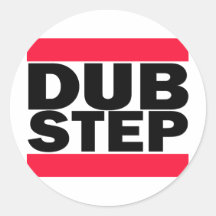 Dubstep Rund Klistermärke