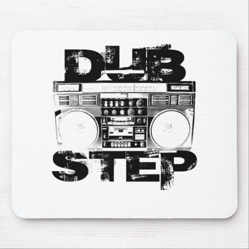 Dubstep svart Boombox Musmattor