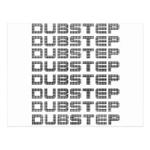 Dubstep text vykort