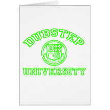 Dubstep universiteten hälsningskort