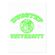 Dubstep universiteten vykort