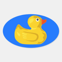 Ducky ankaOvalklistermärke