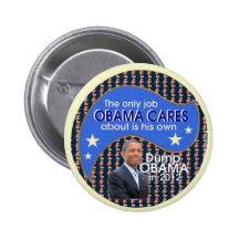 Dumpa Obama i 2012 Knappar Med Nål