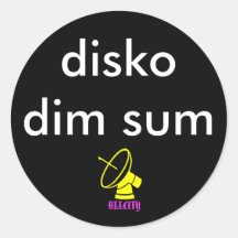 dunkel summaklistermärke för disko