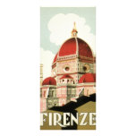 Duomo för kyrka för vintage resorFlorence Firenze  Personliga Rack Kort