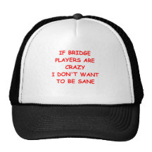 duplicate bridge trucker hats